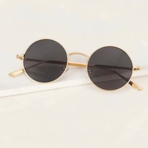 Round Metal Frame Sunglasses